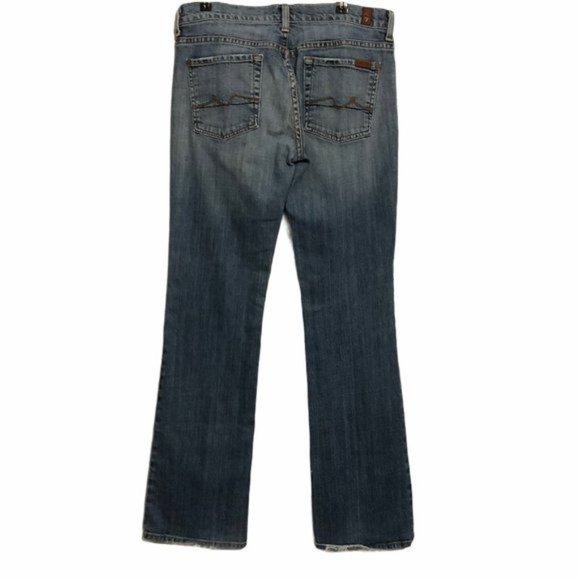 7 for All Mankind "Boy Cut" 4-Button Fly Bootcut Jeans Size 29 - Picture 7 of 11